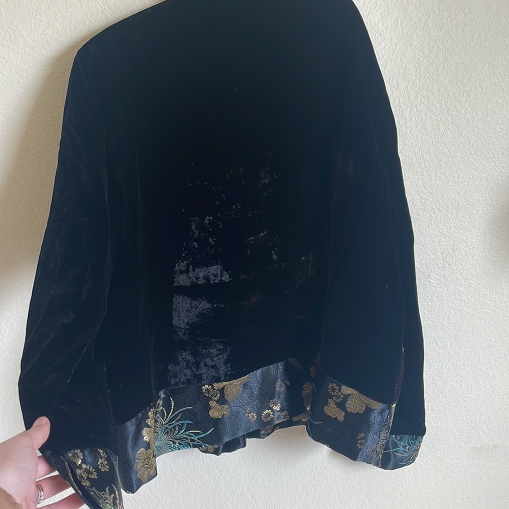 Velvet shirt-jacket - Picture 4 of 4